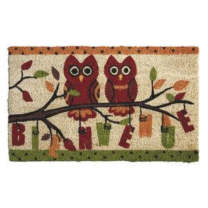 Photo NPA1770 : Door mat with owls Bienvenue