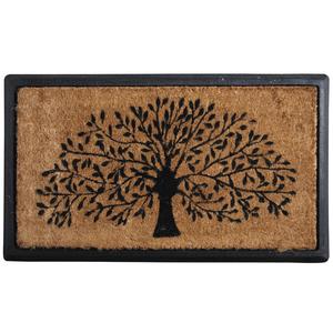 Photo NPA1941 : Coir door mat with tree design