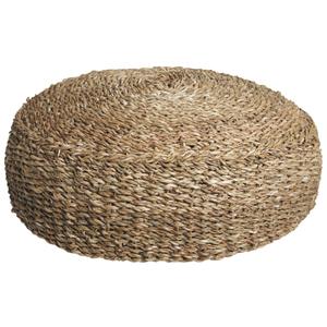 Photo NPO1260 : Round seagrass pouffe