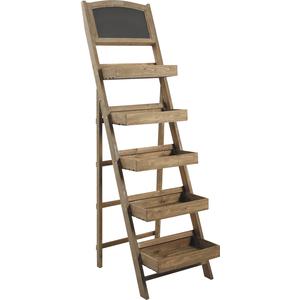 Photo NPR1400 : Wooden display stand with blackboard