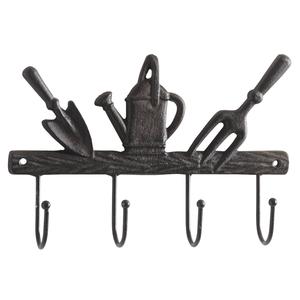 Photo NPT1250 : 4 hook hanger with garden tools design