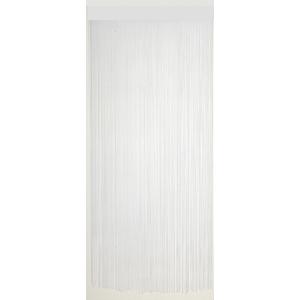 Photo NRI1470 : Rideau de porte en polycoton blanc