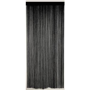 Photo NRI1480 : Black polycotton door curtain