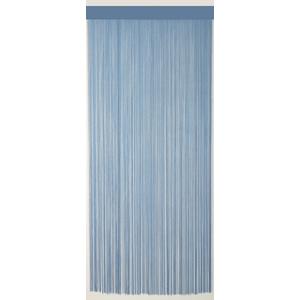 Photo NRI1490 : Blue polycotton door curtain