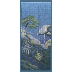 Photo NRI1590 : Bamboo door curtain