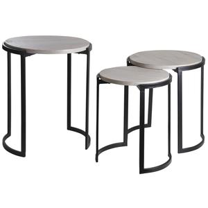 Photo NSE159S : Round metal plant stand