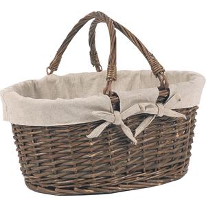 Photo PAM1150J : Willow basket with movable handles