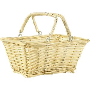 Photo PAM1200 : Split willow basket with movable handles