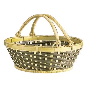 Photo PAM1550 : Bamboo basket with movable handles
