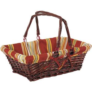 Photo PAM1830C : Split willow basket with movable handles