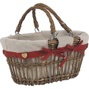 Photo PAM1880J : Willow basket with movable handles