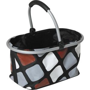 Photo PAM2330 : Polyester and aluminium basket with movable handle
