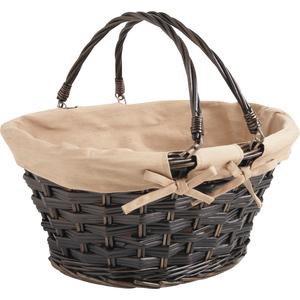 Photo PAM2350C : Split willow basket with movable handles