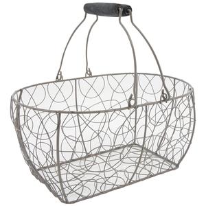 Photo PAM2480 : Wire basket with movable handles