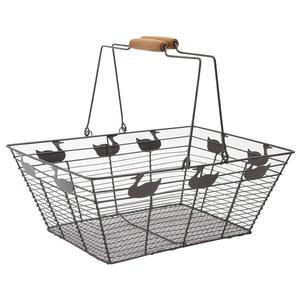 Photo PAM2690 : Metal basket with movable handles