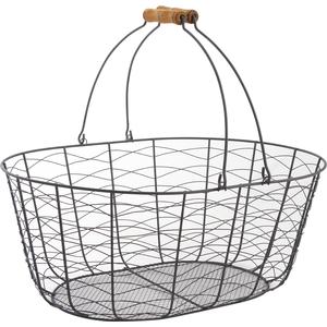 Photo PAM2880 : Metal basket with movable handles