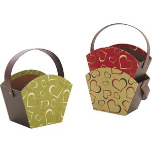 Photo PAM3000 : Mini cardboard basket with movable handle