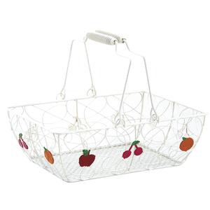 Photo PAM3250 : Lacquered metal basket with fruits