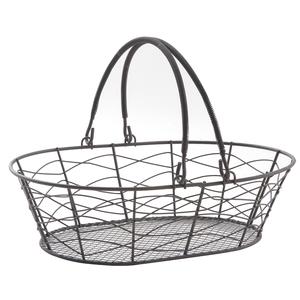 Photo PAM4460 : Vintage metal basket with handles