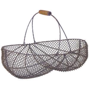 Photo PBG103S : Rusty wire baskets with handle