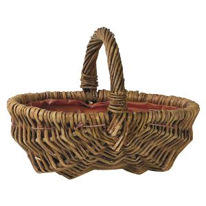 Photo PBG1120P : Mini panier en osier brut