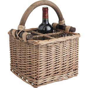 Photo PBO1580 : Willow 4 bottle hamper