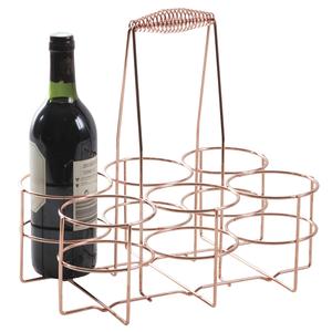Photo PBO1850 : Copper-colored metal bottle holder