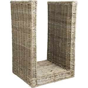 Photo PBU1930 : Grey pulut rattan log holder