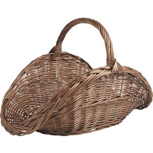 Photo PBU1950 : Willow log basket with handle