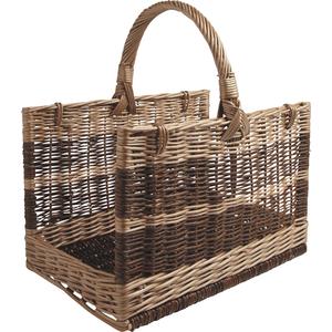 Photo PBU1980 : Willow log basket with handle