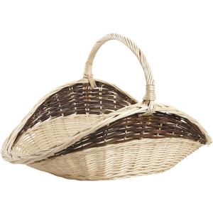 Photo PBU2130 : Willow log basket with handle