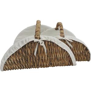 Photo PBU223SC : Water hyacinth log baskets with handle