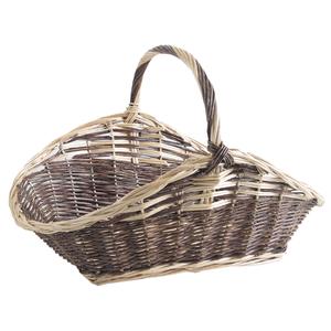 Photo PBU230S : Willow log baskets with handle