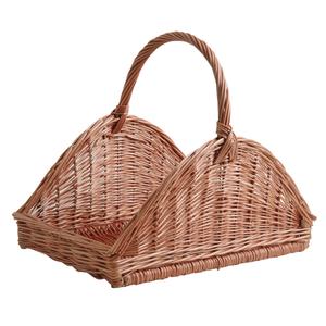 Photo PBU2310 : Panier à bûches en osier buff