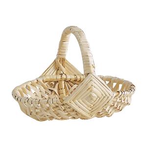 Photo PCF1350 : Small split willow basket with handle
