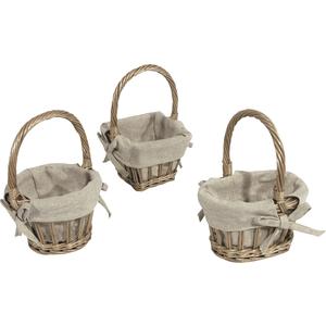 Photo PCF1730J : Mini willow basket with handle