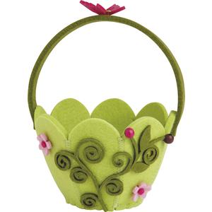 Photo PCF1770 : Felt basket with handle