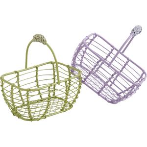 Photo PCF1790 : Mini metal basket with handle