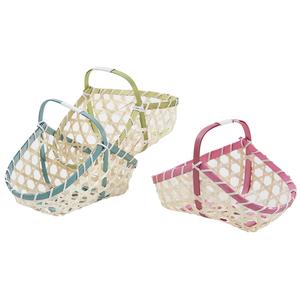 Photo PEN1601 : Panier en bambou