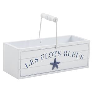 Photo PFA1380 : Panier en bois Les Flots Bleus