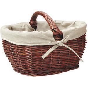 Photo PMA1020J : Willow basket with handle