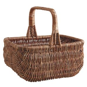 Photo PMA2231 : Buff willow basket with handle