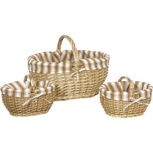 Photo PMA442SC : Willow shopping baskets with handle
