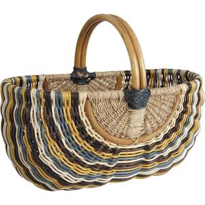 Photo PMA451S : Rattan and seagrass baskets with handle