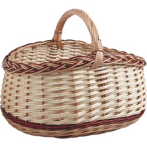 Photo PMA4700 : Willow basket with handle