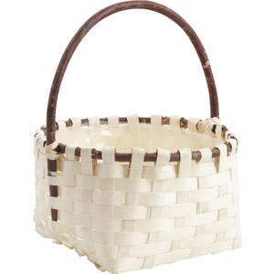 Photo PMA4840 : Wooden basket with handle