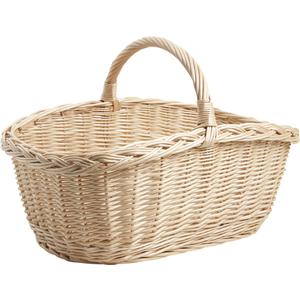 Photo PMA4860 : White willow basket with handle