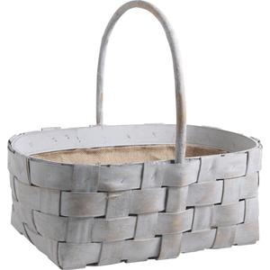 Photo PMA489SJ : Wood baskets with handle