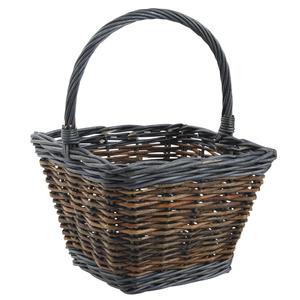 Photo PMA4990 : Square willow basket with handle