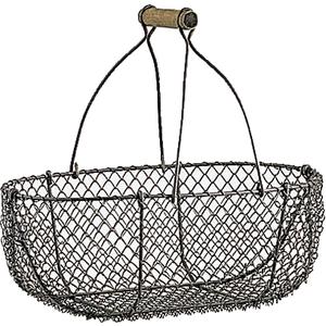 Photo PME103S : Rusty wire baskets with handle